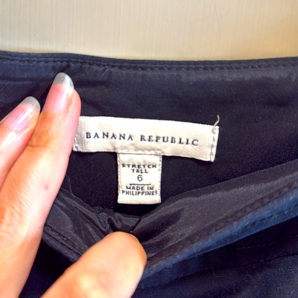 Banana Republic Elegant Black Pencil Skirt size 6 Tall - Picture 3 of 7